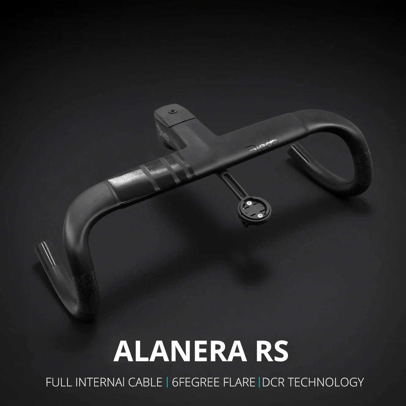 ALANERA RS enrutamiento de Cable interno completo, cabina de bicicleta de carretera, manillar integrado de carbono Di2 con soporte para ordenador de bicicleta