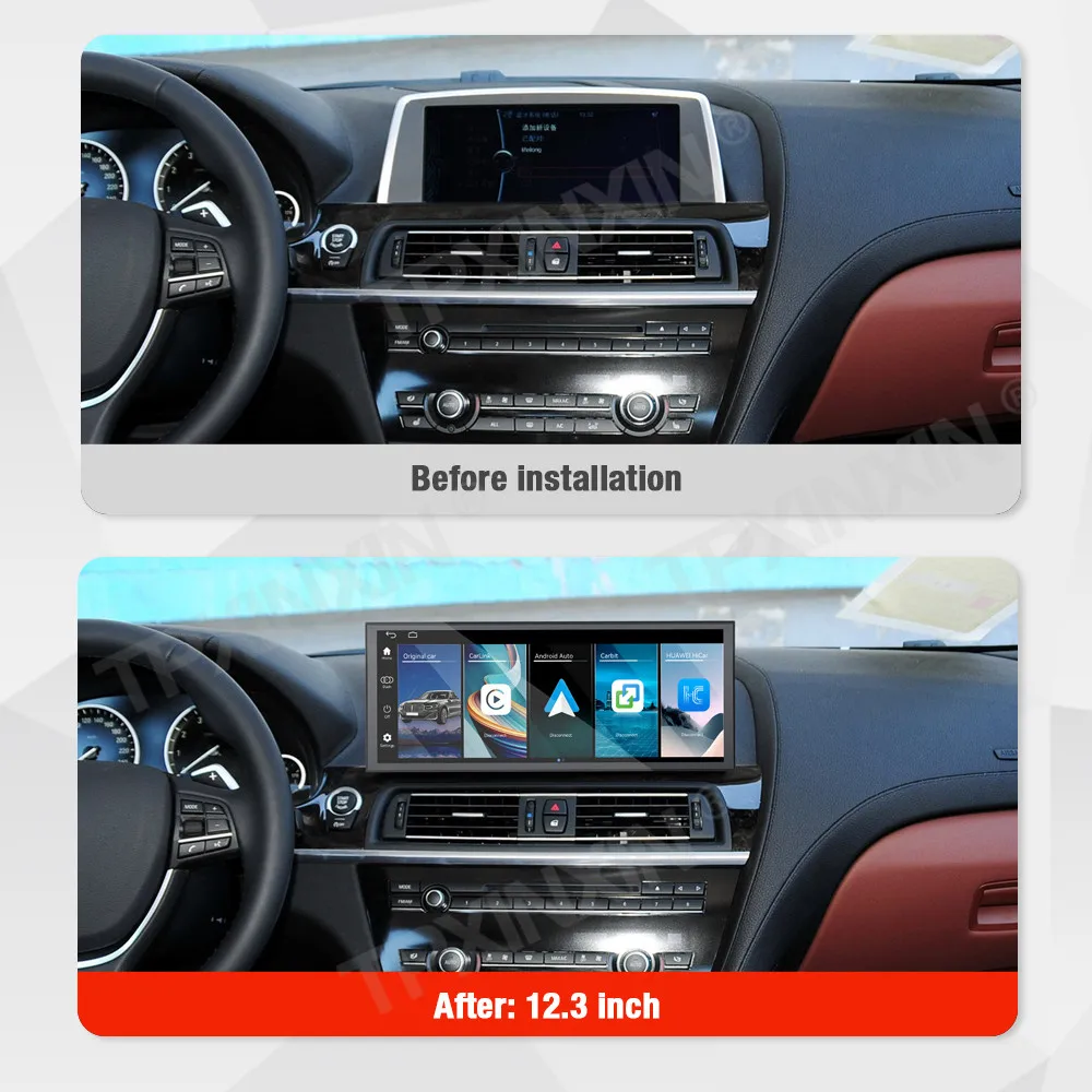 Car Radio Linux Screen For BMW 6 Series 2010-2017 Wireless Carplay Unit HD Touch Screen Car Accessories