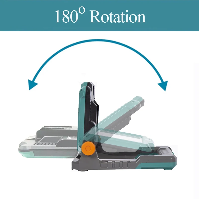 Lantern Foldable LED Work Light For Makita For DeWalt For Milwaukee For Bosch 18V 20V Li-ion Batteries Camping Emergency Lamp