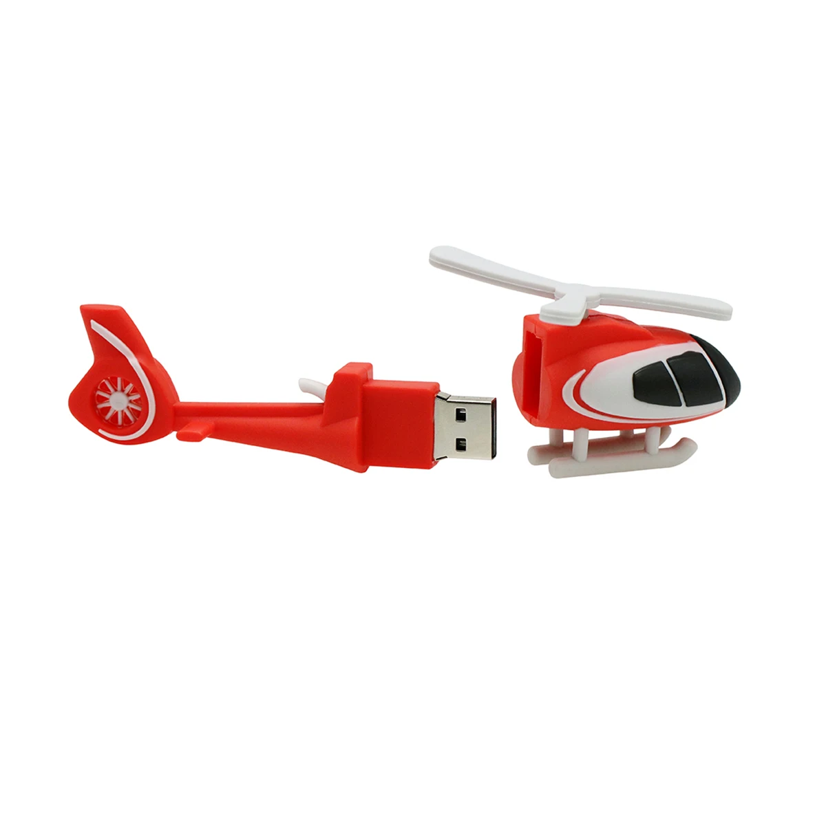 256GB Tank Helicopter USB Stick 128GB Car Flash Drives 64GB Aircraft Pen Drive Rail Train Cartoon Truck Storage Devices 32GBGift