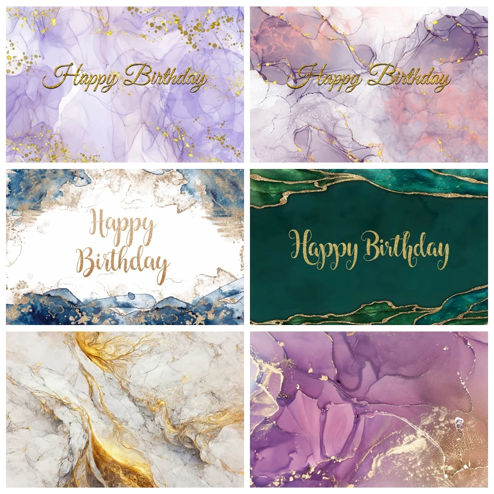 

Marble Texture Backdrop for Photography Abstract Gradient Baby Happy Birthday Party Kids Portrait Family Background Photo Studio