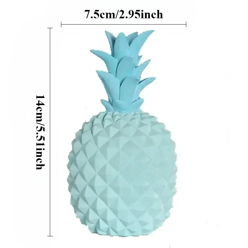 Resin Pineapple Table Decoration Fruit Crafts Living Room Restaurant Wine Cabinet Decorative Figurines Home Accessories