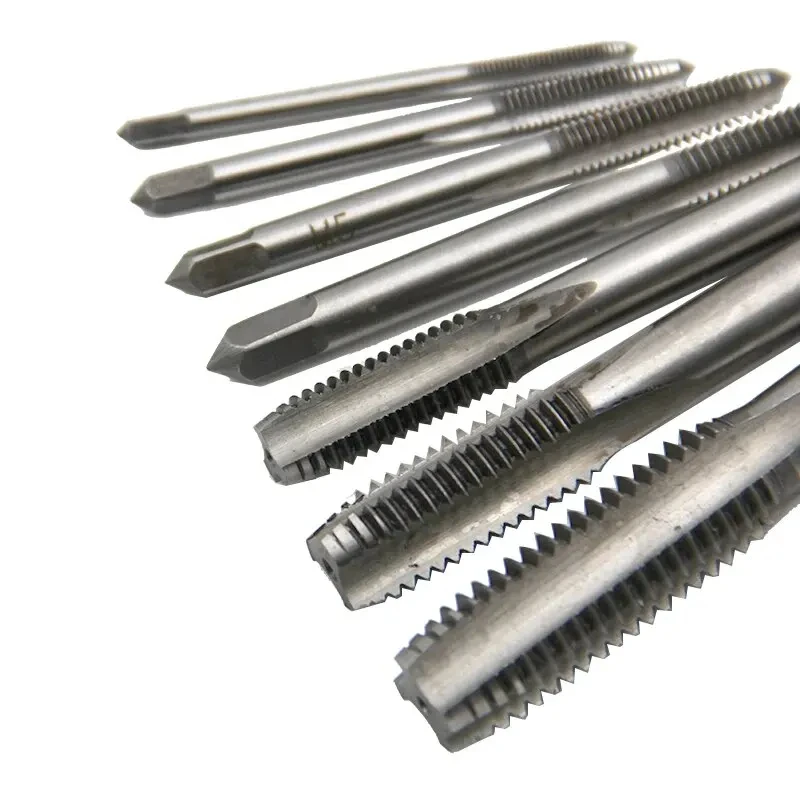 7pc M3-M12 Hand Tap Square Shank Pointed Straight Groove Thread Tapping Internal Thread Tapping Tool Set image 4