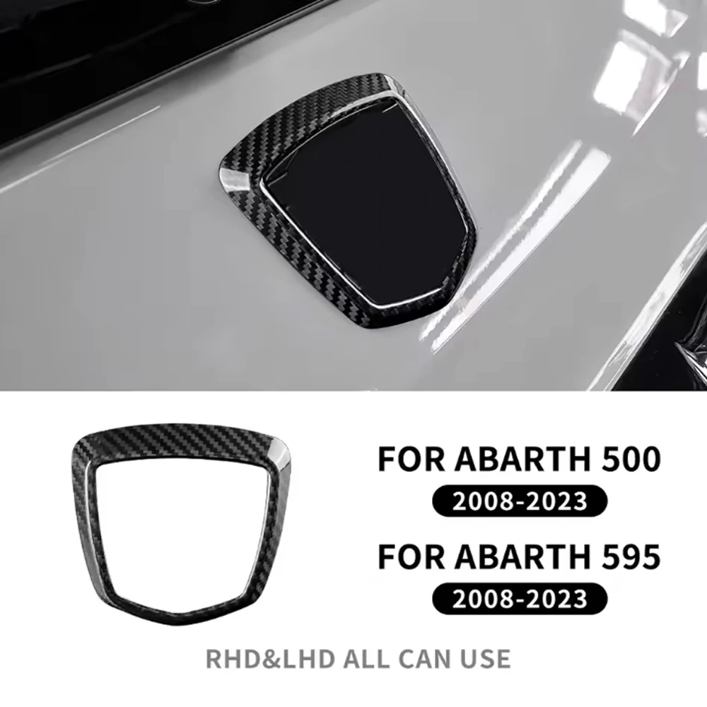 real-carbon-fiber-car-front-badge-whiskers-logo-frame-cover-trim-for-fiat-abarth-500-595-2008-2023-for-abarth-595-695-2012-2023