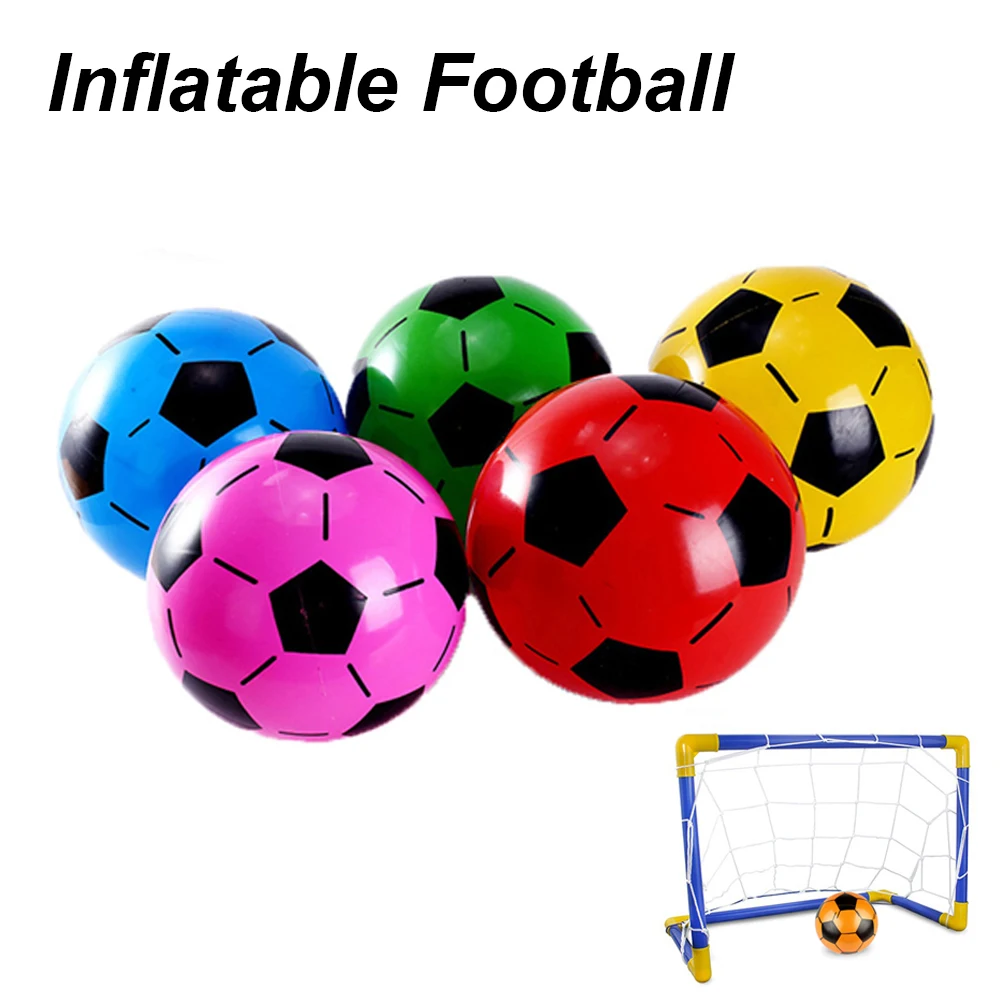 22Cm Kinder Speelgoed Dik Pvc Opblaasbare Cartoon Handbal Elastische Voetbal Voetbal Buiten Training Sport Indoor Speelgoed Speelset