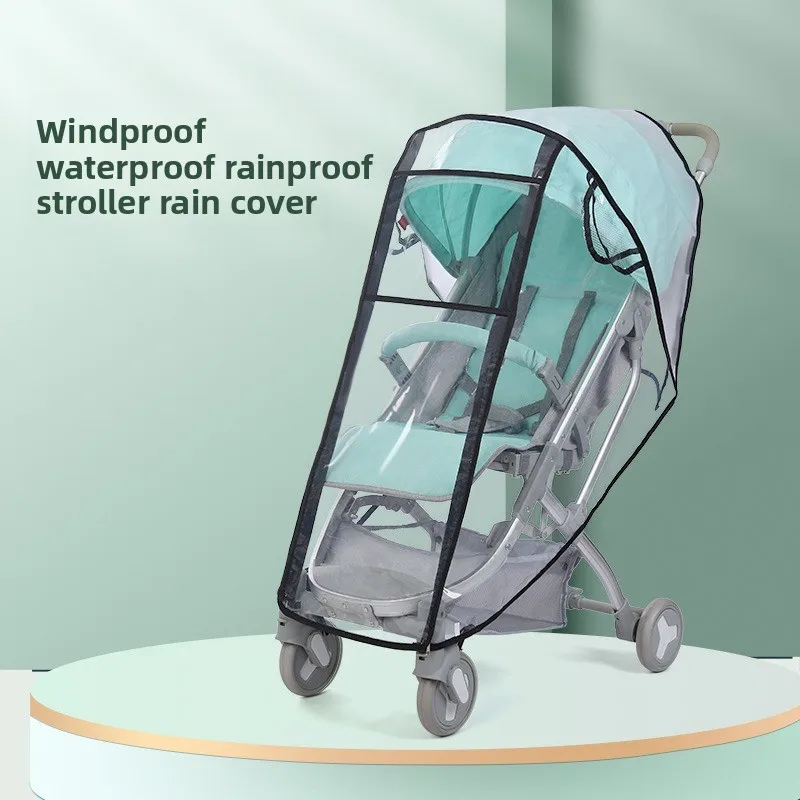 Waterproof Umbrella Stroller Wind Cover Baby Stroller Rain Shield