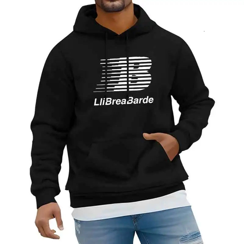 2026 New Creative Running Printed Multi functional Casual Top Urban Fashion Y2K Printed Clothing Spring and Autumn Men's Hoodie