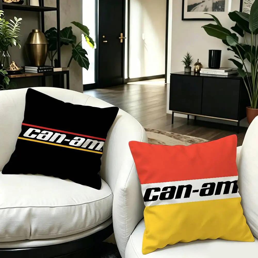 Can-Am Spyder Logo Cushion Cover Pillowcase Upholstery Sofa Throw Pillow Home Decor Pillowcas