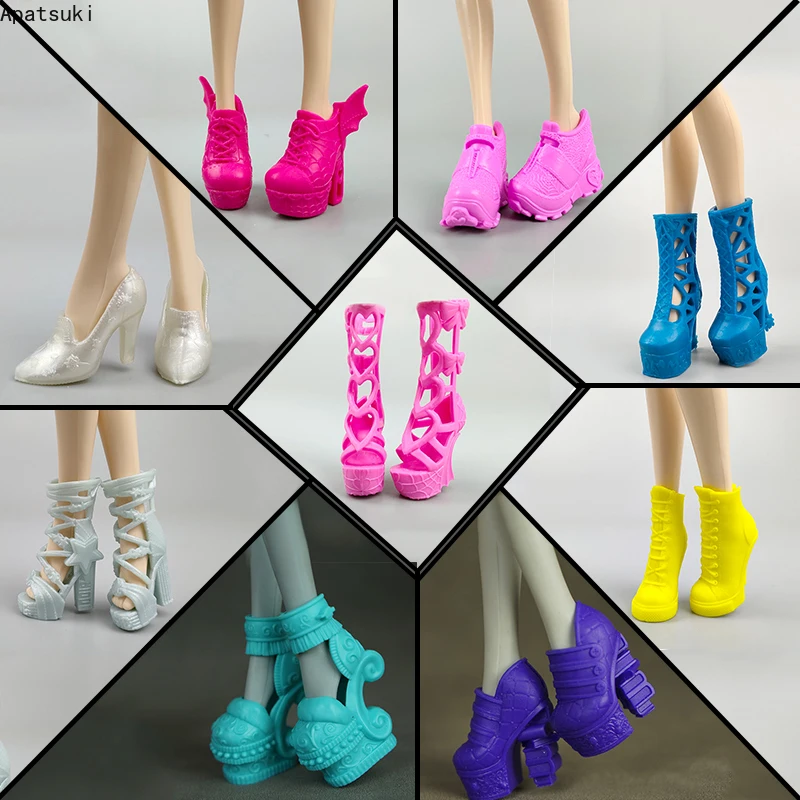 Zapatos de muñeca a la moda para muñeca Monster High, zapatos de tacón alto, accesorios para muñecas 1/6 Demon Monster Doll, juguetes DIY para niños