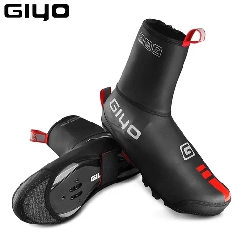 Giyo-zapatos de ciclismo impermeables, cubierta térmica de neopreno para primavera e invierno, cubrezapatos para bicicleta de montaña, calzado para bicicleta de carretera