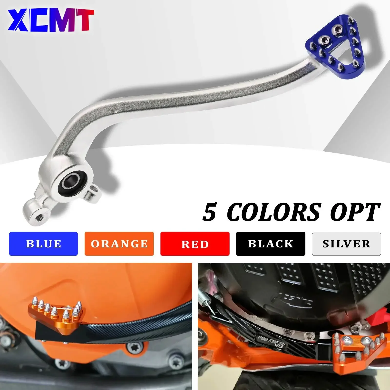 Motorcycle CNC Aluminum Rear Brake Lever Pedal Foot Rod For Husqvarna TC TX TE FE For KTM EXCF XC XCW SX 125 150 250 300 350 500