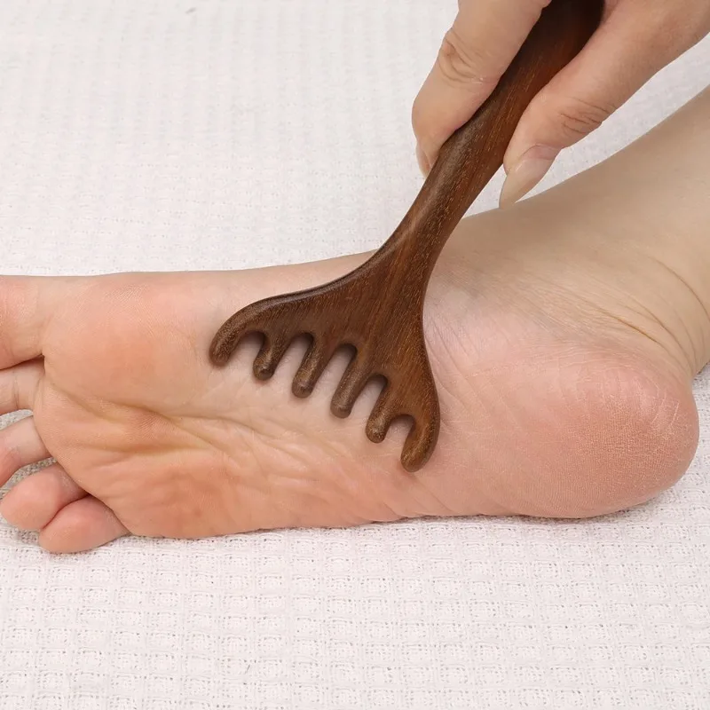 Массажная расческа для здоровья, терапия головы, релаксация кожи головы, скребок для лица, массажер для релаксации, инструмент для тела, материал из смолы