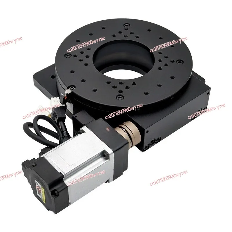 

Electric rotary table indexing plate hollow precision automatic turntable lifting table XY can be matched with a set