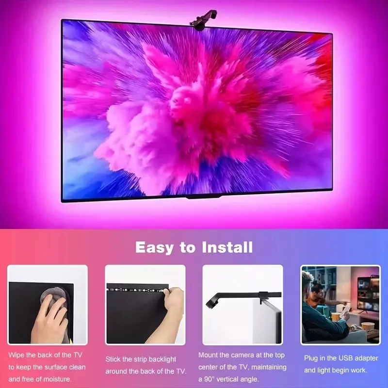 55～75インチテレビ用AR色域センサー搭載TVバックライトストリップ