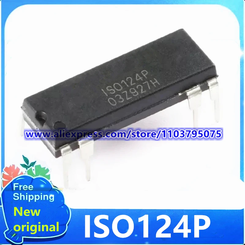 5PCS/LOT ISO124P ISO124U  ISO124U/1K SOP8  DIP-8 Original best quality In stock