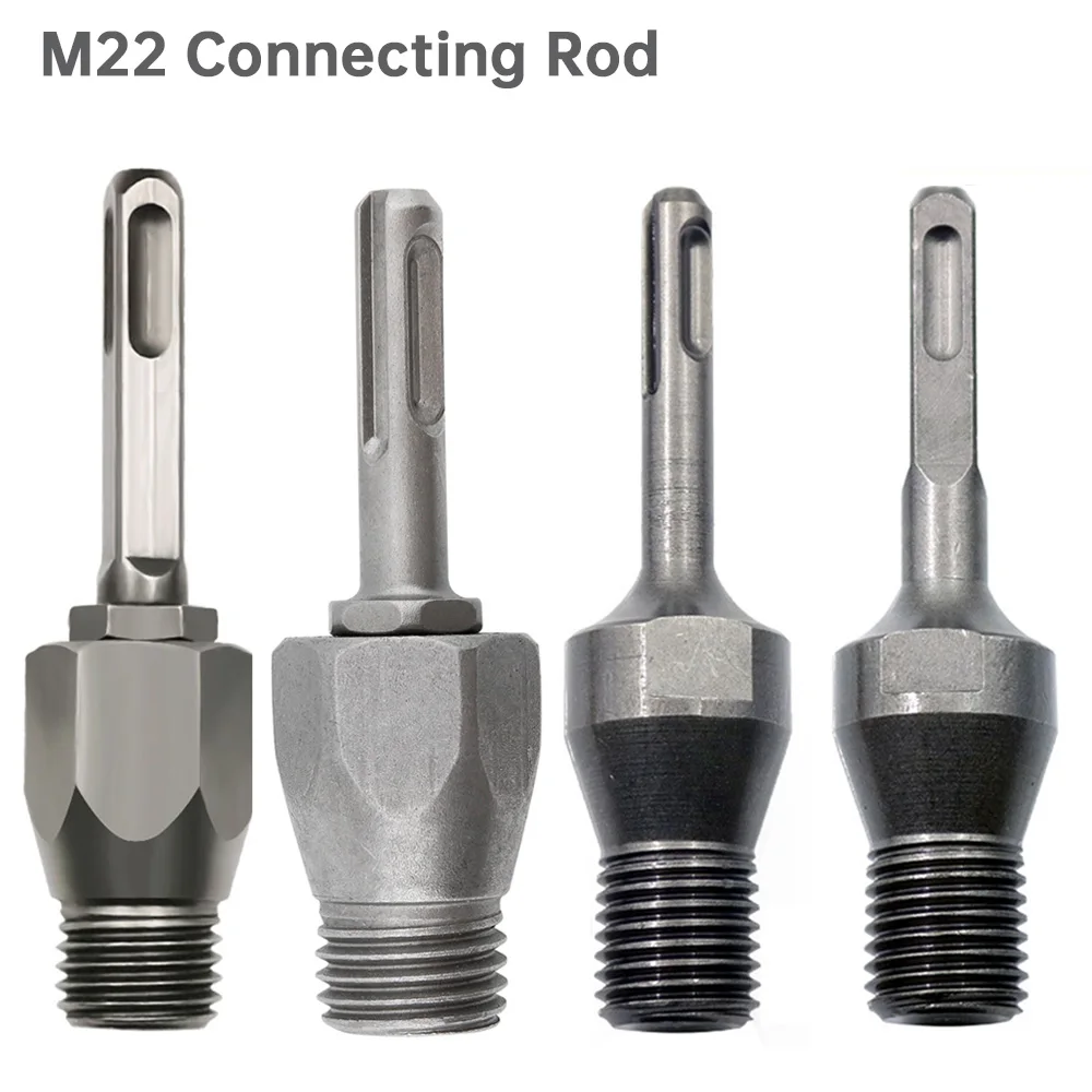 

M22 Drill Adapter SDS Plus Diamond Core Bit Round Handle Connecting Rod for 13mm Electric Drill Converter Drill Bit Adapter
