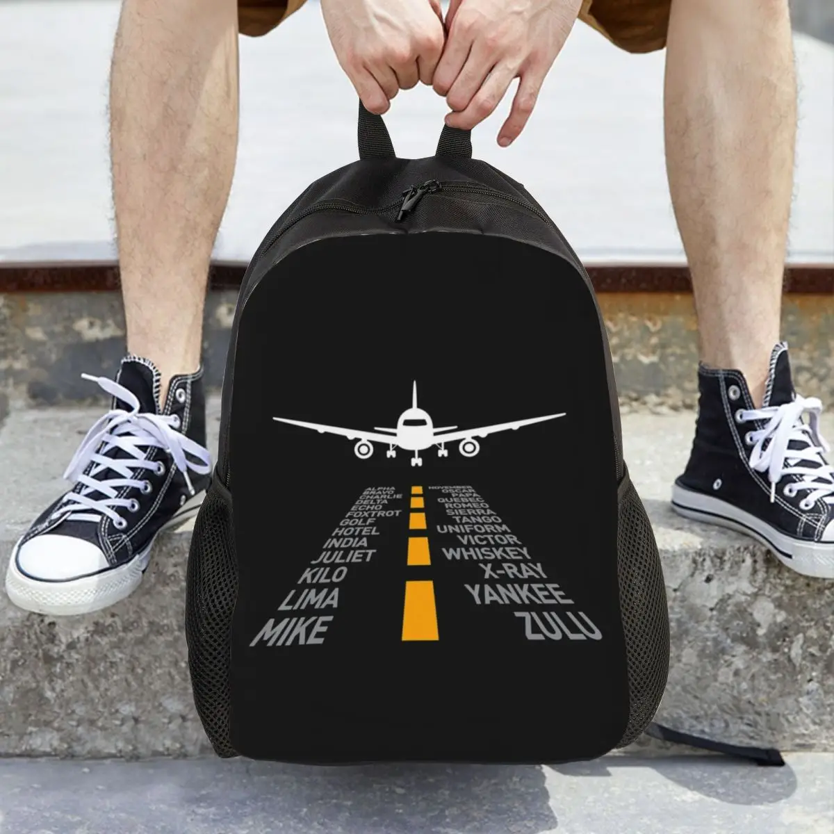 aviao-piloto-presentes-aeroporto-pista-alfabeto-fonetico-aviao-mochila-mochila-saco-de-escola-sacos-de-ombro-para-homens