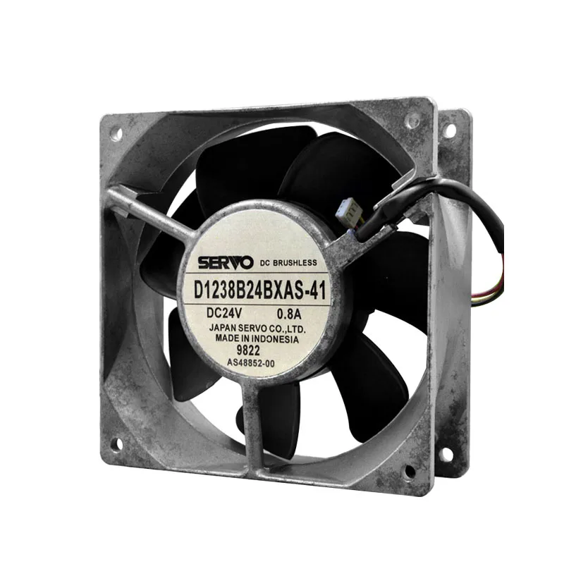 

NEW ORIGINAL D1238B24BXAS-41 24V 0.8A 12038 120*120*38mm 12cm COOLING FAN RADIATOR
