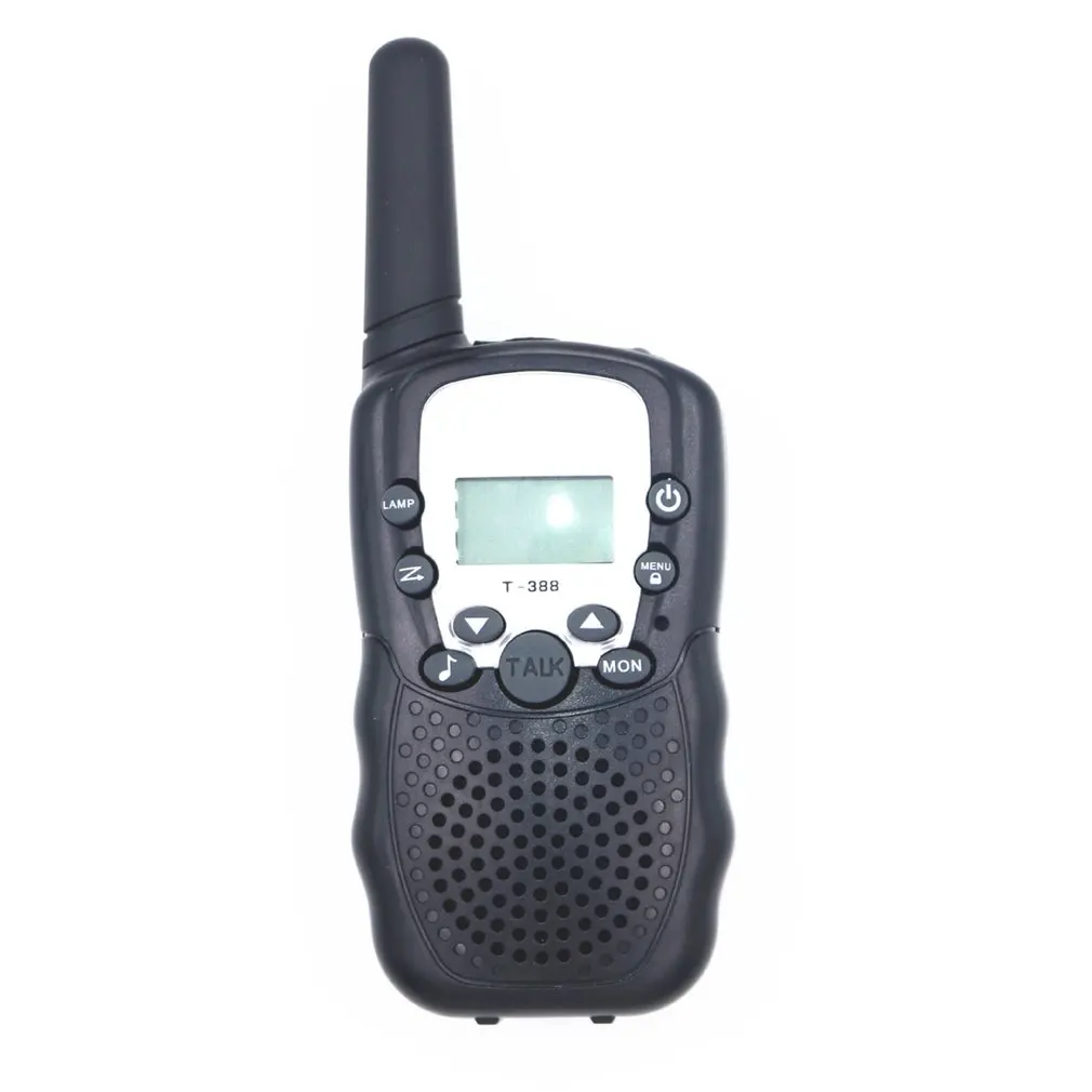 Walkie-talkie T388 para niños, 2 piezas, receptor de Radio, regalo de cumpleaños, juguetes para niños y niñas