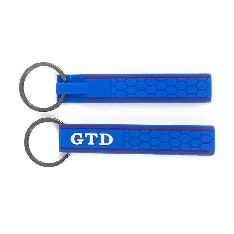 For VW GTD GTI GOLF 5 6 7 MK4 MK5 MK6 MK7 Keychain Keyring Soft Hand Car Logo Silicone Key Chain Ring Key Holder