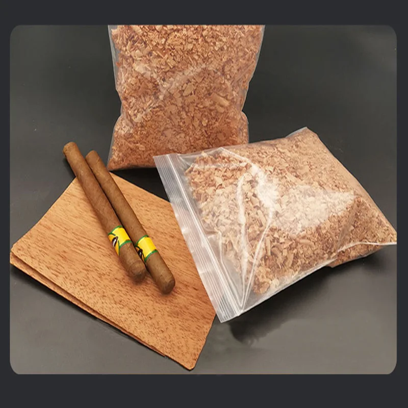 Spanish Cedar Wood Chips Cedar Paper Veneer For Cigar Box Moisture Proof Mold Resistant Aromatic Humidor Accessories Cigar Tools