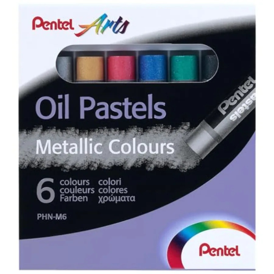 

Metallic Oil Pastels Set of 6 Assorted Colours, PHN-M6