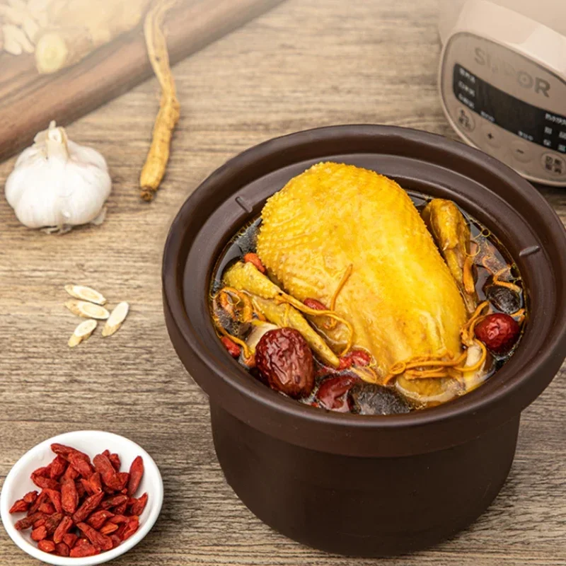 Electric stew pot household soup pot porridge small stew pot automatic baby ceramic health small stew 1 to 2 people