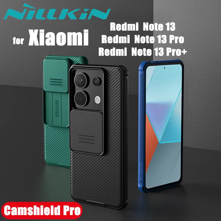 

Nillkin for Xiaomi Redmi Note 13 RedmiNote13 Pro 5G Case CamShield Pro Case, with Slide Camera Cover Protector Hard PC+TPU Cover