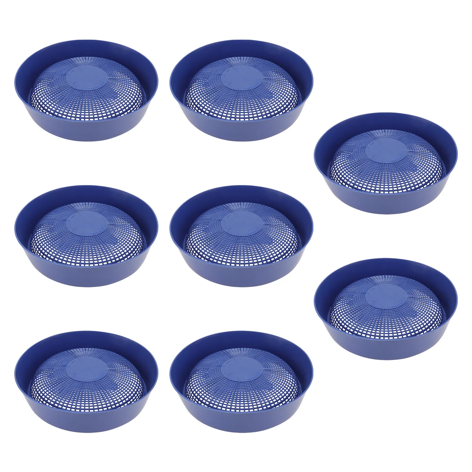 

8Pcs Plastic Bird Nest Suitable Small Birds Warm Comfortable Home Round Shape Easy to Use Bird Egg Holder Utility Box