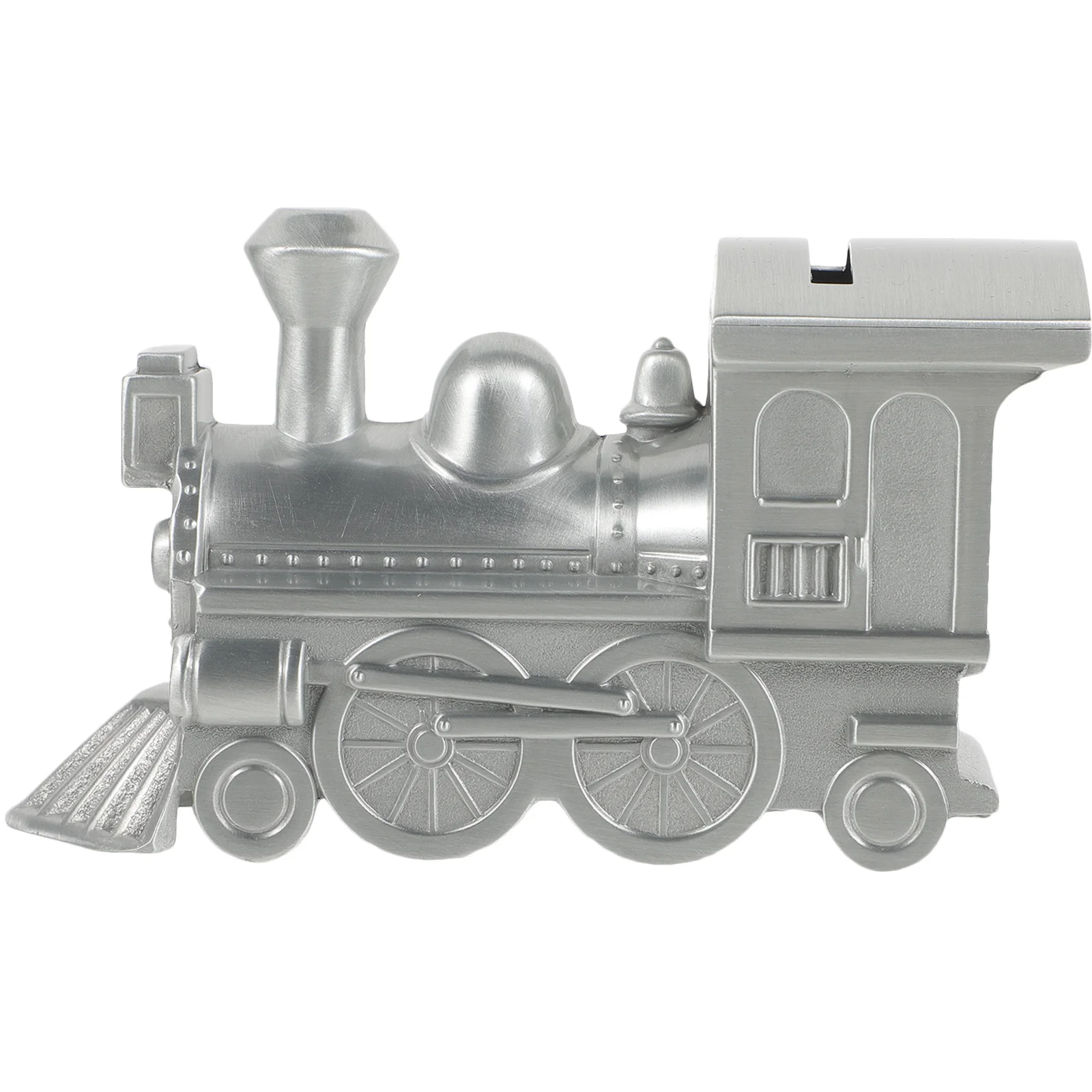 

Steam Train Shaped Metal Coin Bank Saving Pot Kids Money Box Bedroom Living Room Gift Piggy Bank Money Box Saving Pot