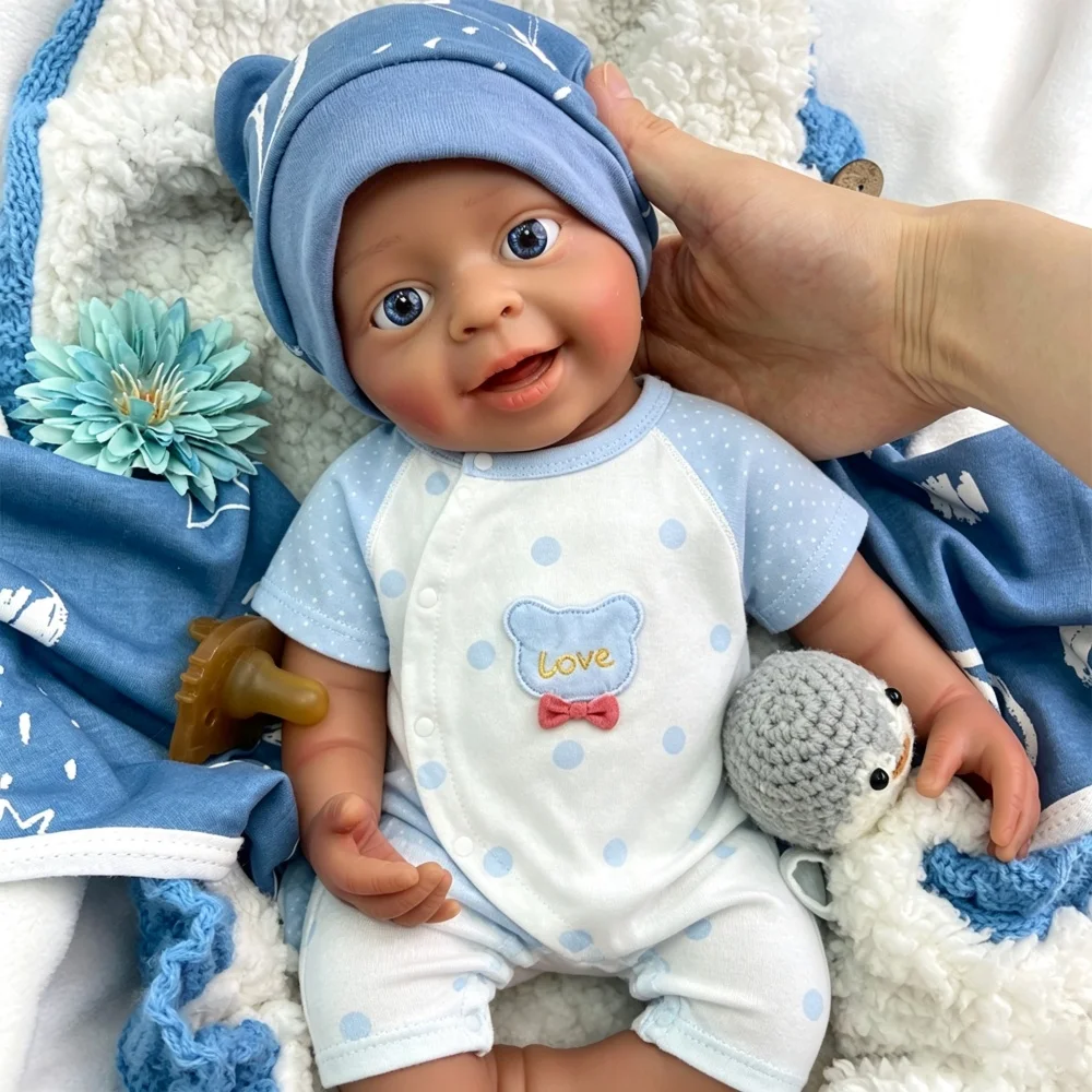 45cm Collector-Grade Silicone Reborn Doll Art Details Natural Skin Premium Collection Doll For Display And Hobbyists
