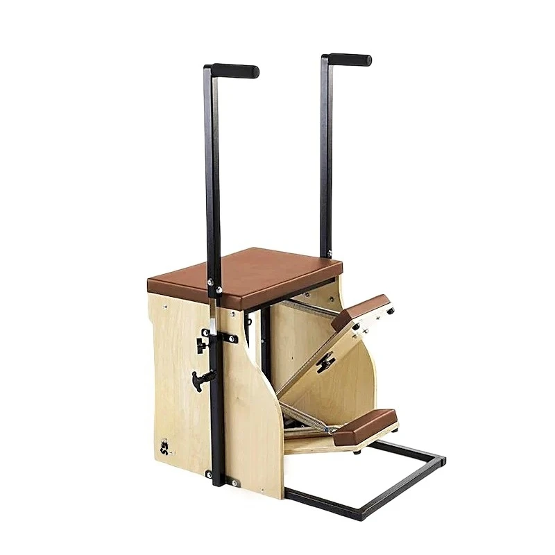 Wunda Chair for Home Gym Fitness Durable Adjustable Oak Pilate Stability Chair