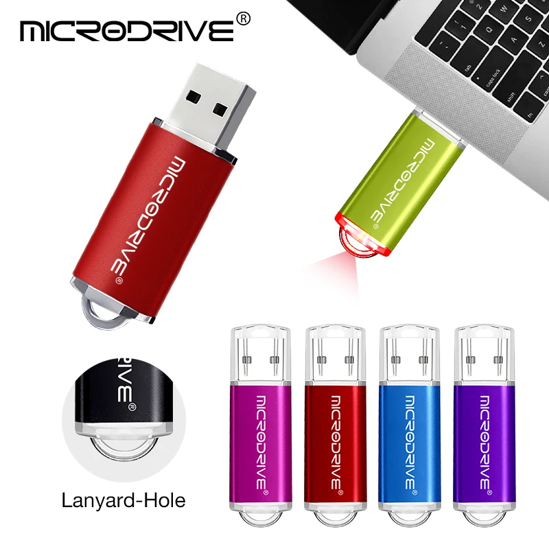 Metal USB2.0 Flash Drive 128GB 64GB 32GB High Speed 16GB 8GB Memory Flash USB Stick U Disk 2.0 Creative gifts