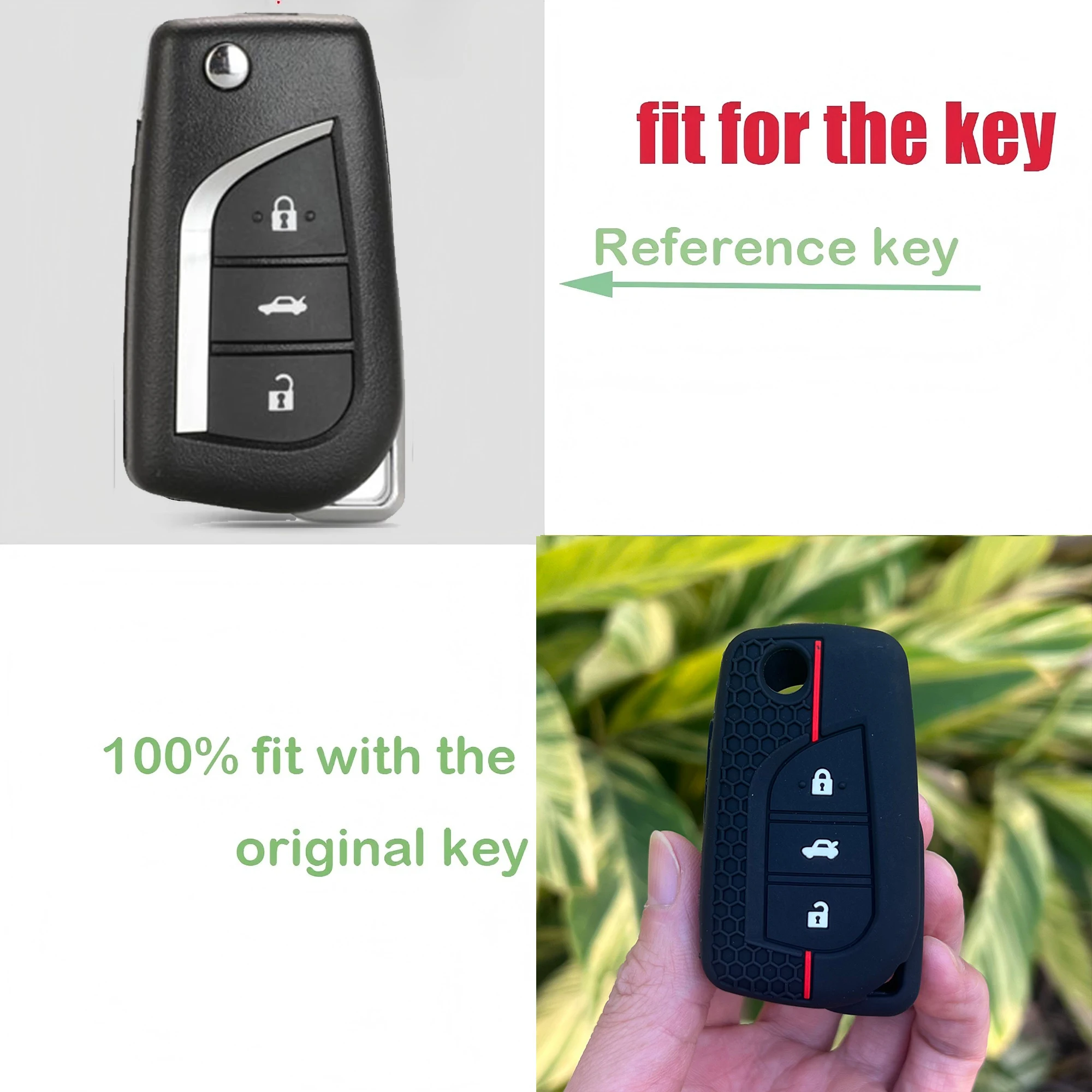 

Silicone Car Remote Cover Holder Protector Shell Case for Toyota Corolla Auris Reiz Avensis Verso Yaris Aygo Rav4 Scion TC IM