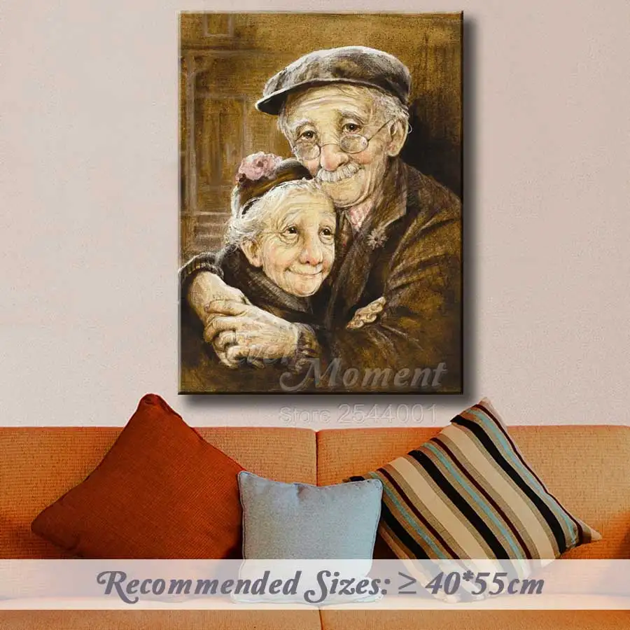 Ever Moment DIY Diamond Painting Warm Old Couples Hugging 5D Diamond Paint Eternal Love Sweet Home Family Full Craft ASF1017