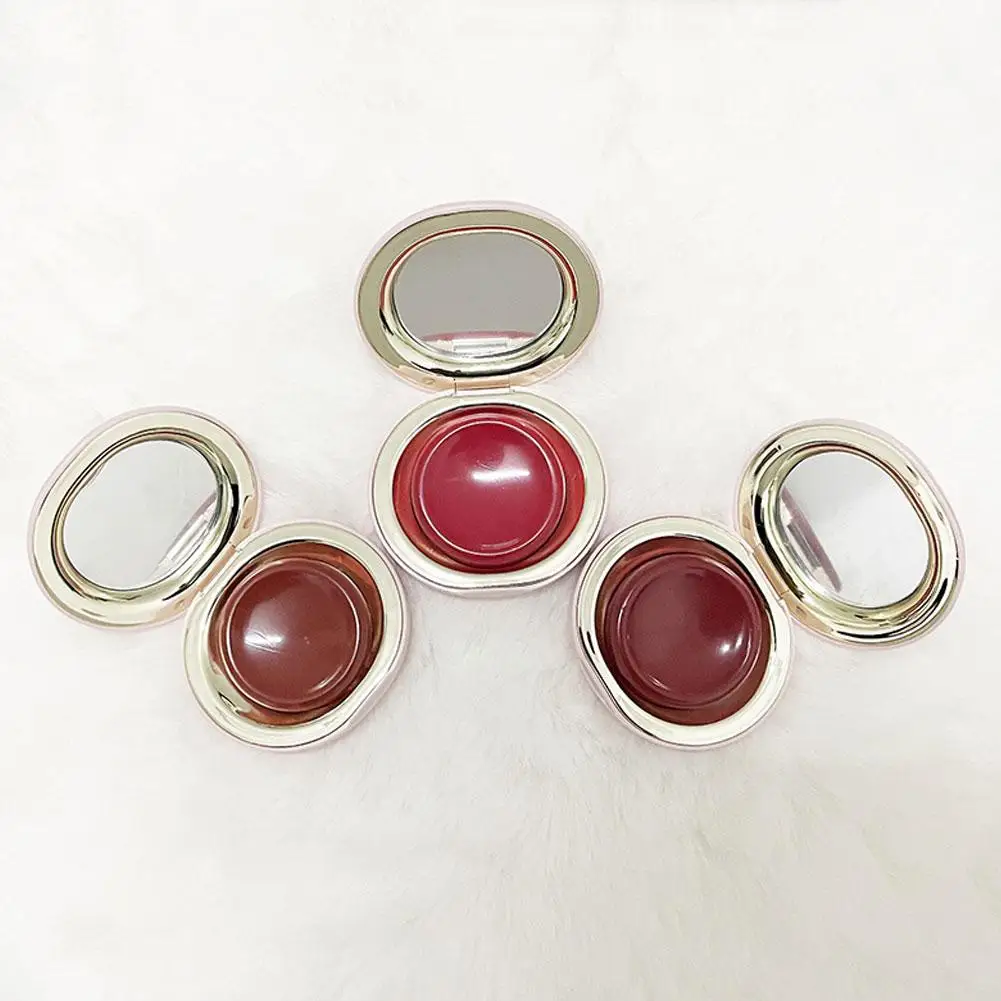 Rara bellezza Polvere morbida illuminante Fard liquido Smalto labbra Idratante Liscio Neutro Malva Aspetto naturale con specchio