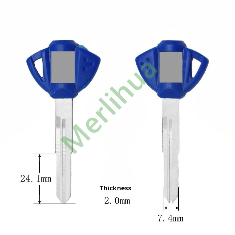 مفتاح الدراجة النارية، مناسب لـ: دراجة نارية سوزوكي مقاس R صغيرة BK K7 K8 GSXR600 مفتاح أداة الأقفال فارغ (يمكن تثبيت الرقائق)
