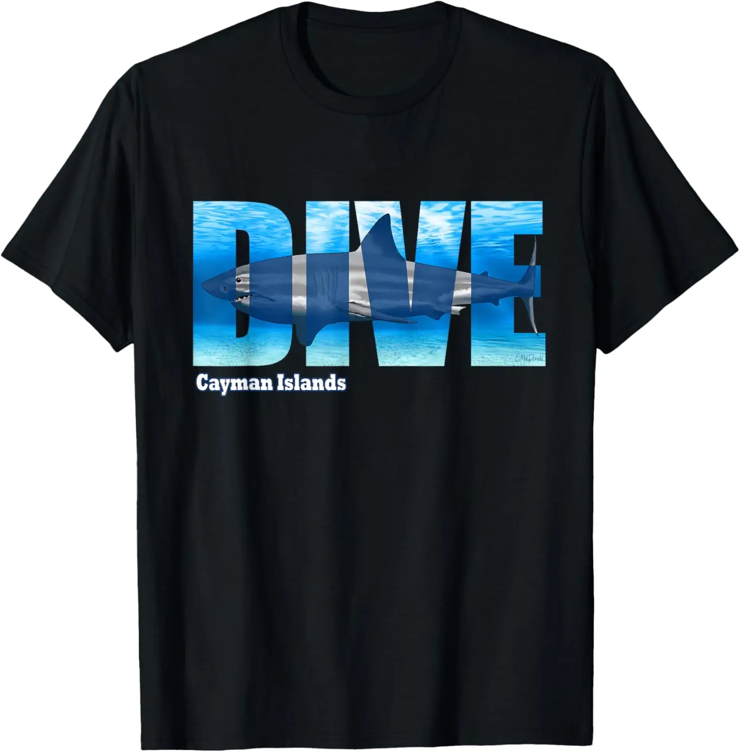 DIVE Cayman Islands SCUBA Diving Snorkeling T-Shirt