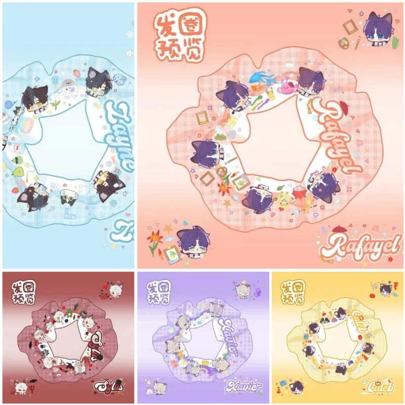 Love and Deepspace Hair Scrunchies Girls Ponytail Holder Elastic Hair Rope Xavier Zayne Rafayel ralayo Sylus Caleb Hair band