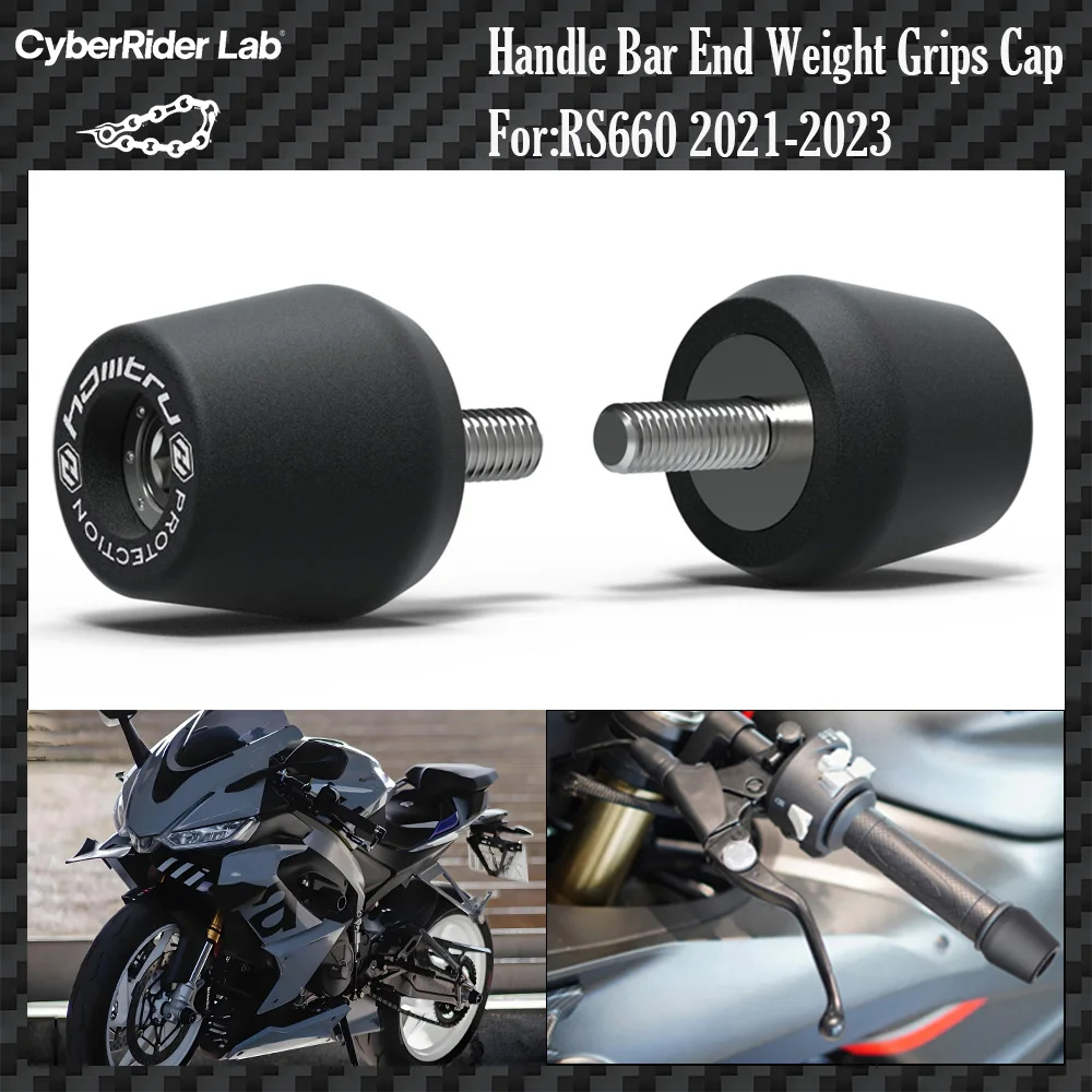 

​​For Aprilia RS660 2021-2023 CNC Bar End Caps - Italian Track Lightweight No Tools Rider Gift Global Fit​
