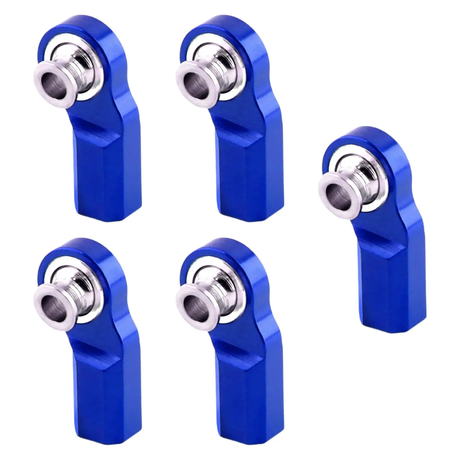 5 Pieces M3 Bend Rod End for 1/10 RC Car DIY Accessories Ball Head Buckle