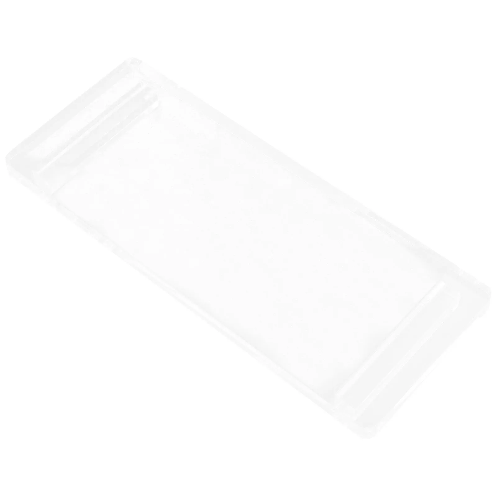 

Acrylic Bathroom Countertop Tray Modern Minimalist Vanity Organizer for Perfume Makeup Soap Lotion Keys Holder Clear
