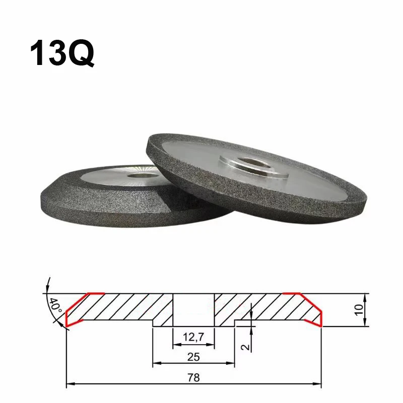 الحفر والطحن القاطع مخصص عجلة طحن بتصميم ماسة MR 26A/D E20 13Q D13 Z13-2 SDC/CBN230