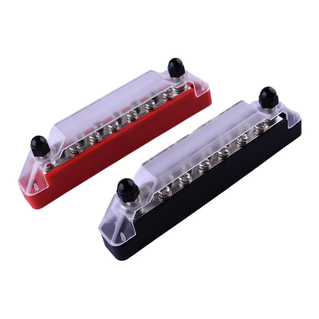 

14 Way Red & Black Car Boat Marine Power Distribution Terminal Block Bus Bar 150A