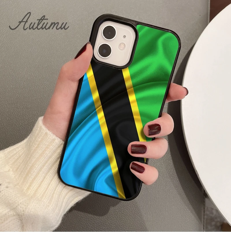 Tanzania Flag Coat Of Arms Phone Case for iPhone 15 16 SE2020 11 12 13 14 Pro Max mini 6 7 8 Plus Cover coque Fundas Shell