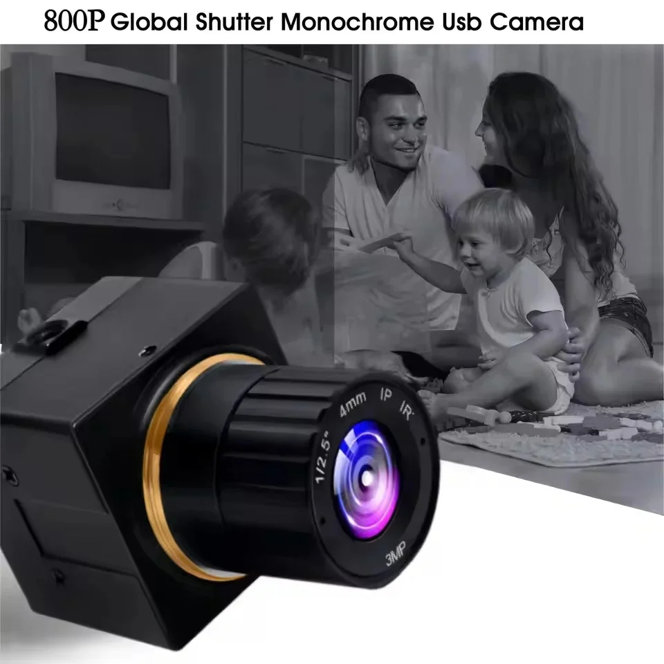 SVPRO 120fps 210fps Global Shutter USB Camera 800P Monochrome High Speed Mini Webcam 1MP OV9281 Sensor Industrial Camera