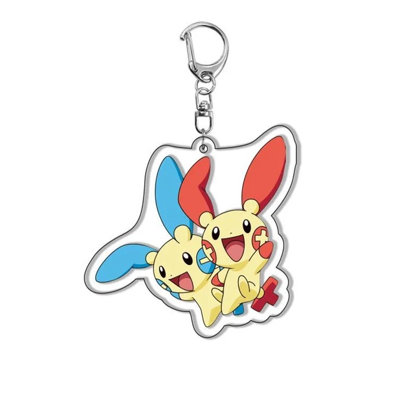 Pokemon Picachu Cartoon Kawaii Key Chain Creative Anime Peripheral Hanging Bag Accessories Children Like Birthday Gifts