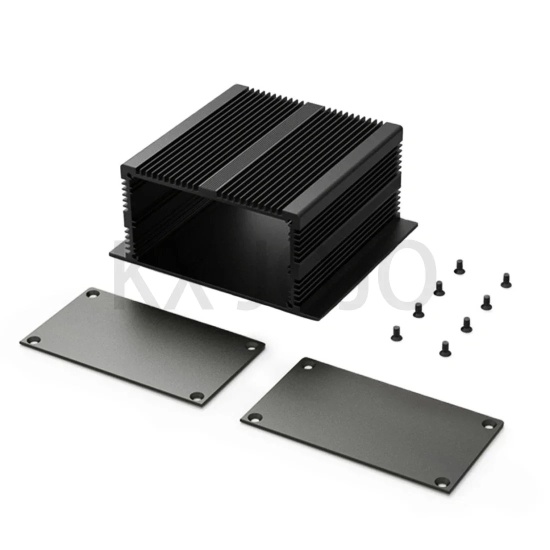 Aluminum Enclosure 116*53*120/130mm Integrated Waterproof Case Silver/Black PCB DIY Instrument Electronic Box