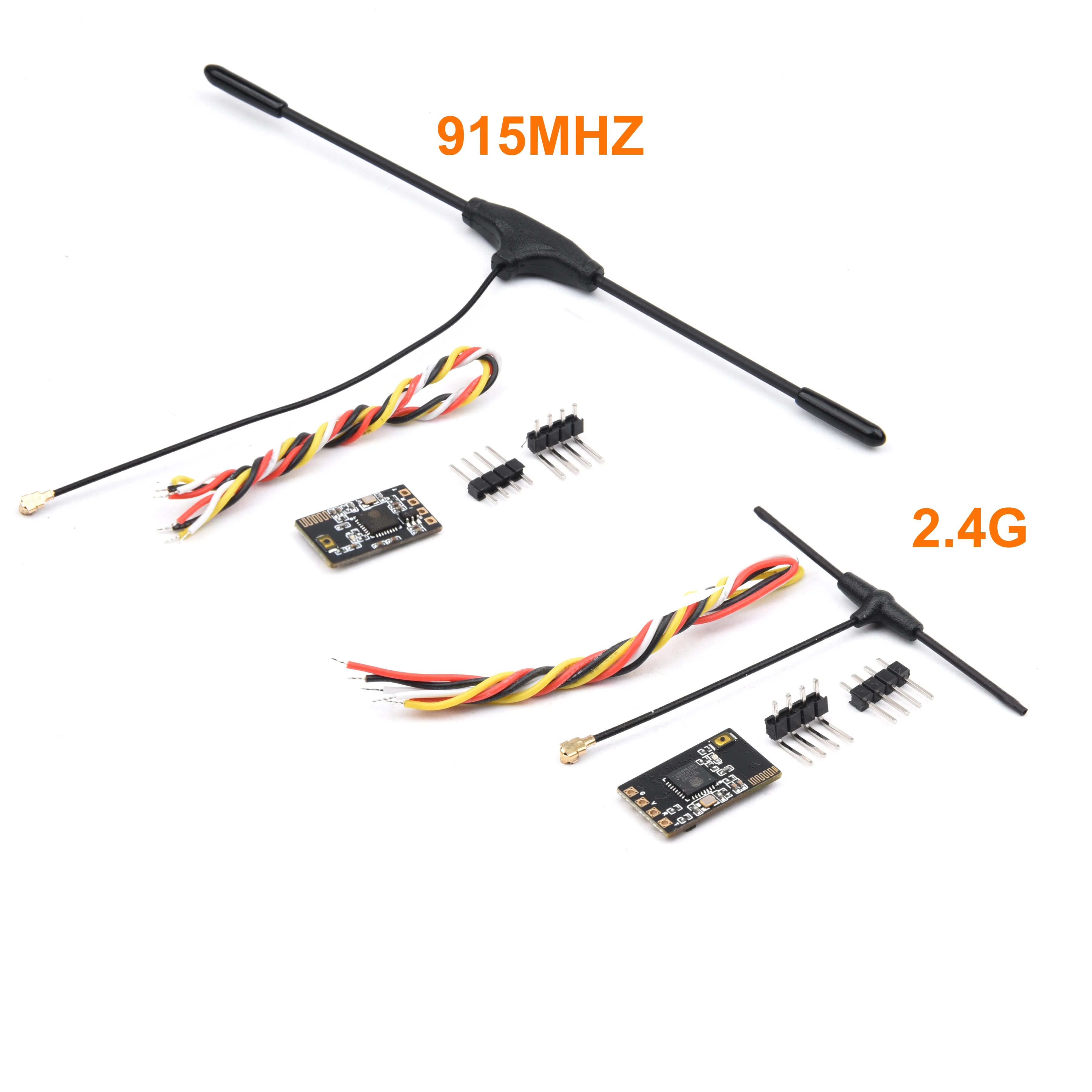 ELRS 915MHz / 2.4GHz NANO ExpressLRS Receiver with T type Antenna Support Wifi upgrade for RC FPV Traversing Drones Parts