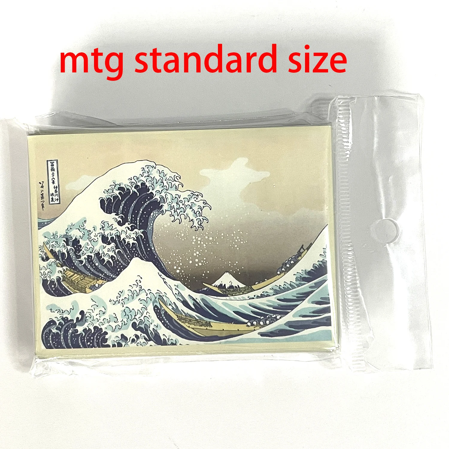 MATTE 60PCS/BAG The Great Wave Card Sleeves Japanese Style Card Protector TCG Shield Graphics Top Loader Color Cover PKM/MGT